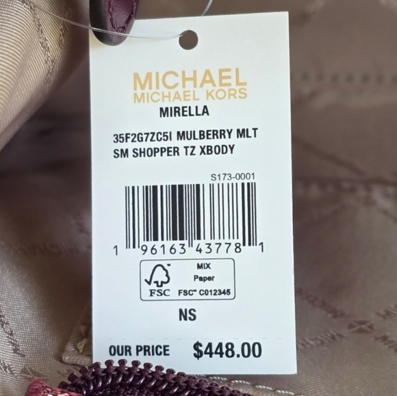 Michael Kors Mirella Logo Small Crossbody - Picture 8 of 9